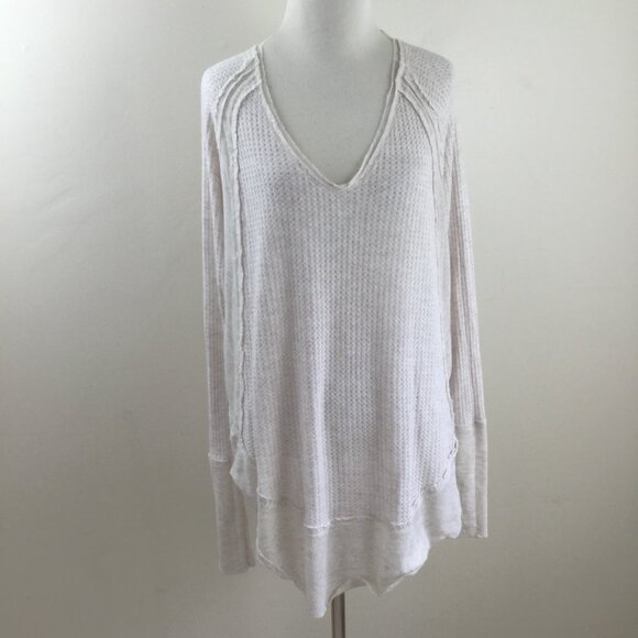 We the Free Oatmeal Top m - Picture 2 of 9